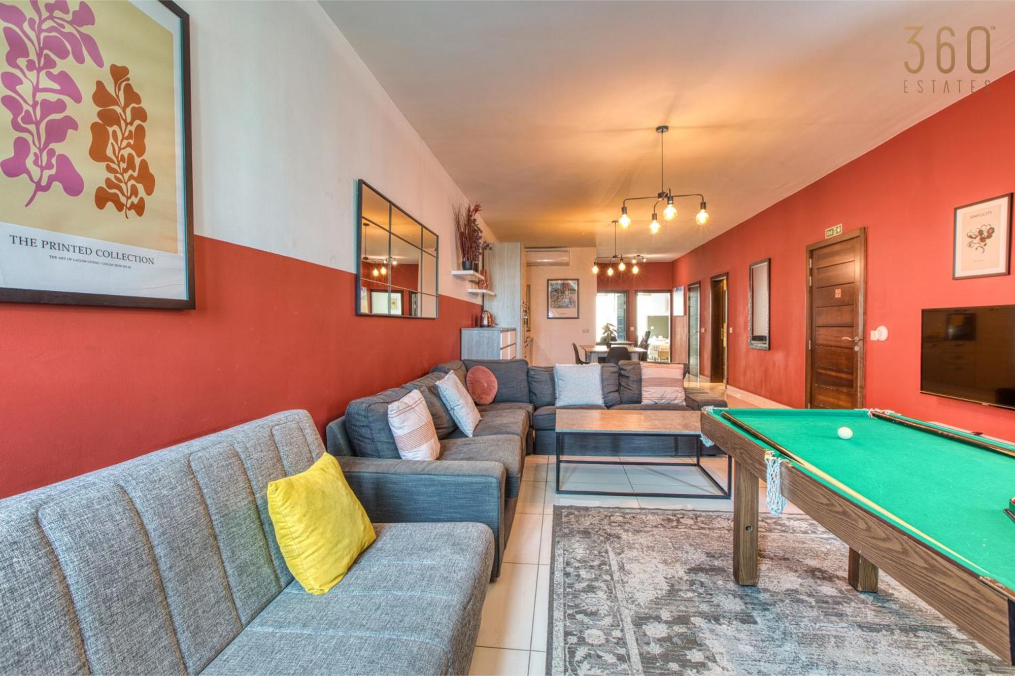 A Lovely 3 Bedroom, 3 Baths Home In The Centre Of Gzira By 360 Estates מראה חיצוני תמונה